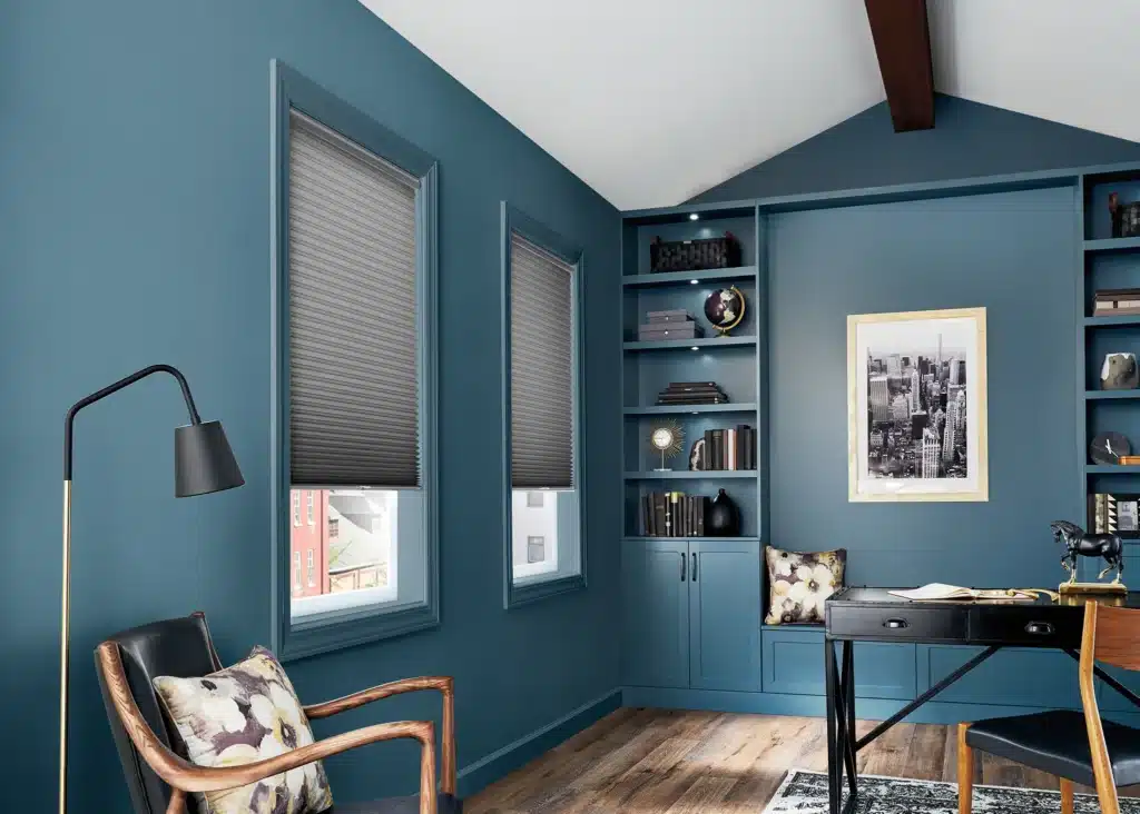 Blue-Cellular-Shades-Cordless Blue Cellular Shades Cordless