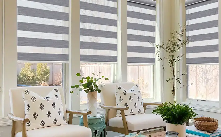 Zebra Shades for Living Rooms in Casper WY